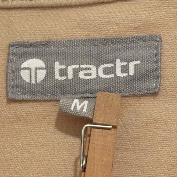 ๐งฅ Girls Tractr Tan Denim Jacket - Size MD (EUC) ๐ค - Picture 3 of 7